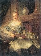 Matthieu, Georg David The Wife of Joachim Ulrich Giese painting